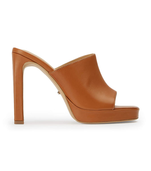 Brown Tony Bianco Dover Tan Como 11.5cm Block Heels | PHJVR53308