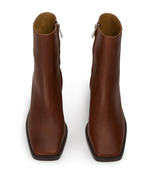 Brown Tony Bianco Dream Cognac 7.5cm Ankle Boots | SPHNY10019