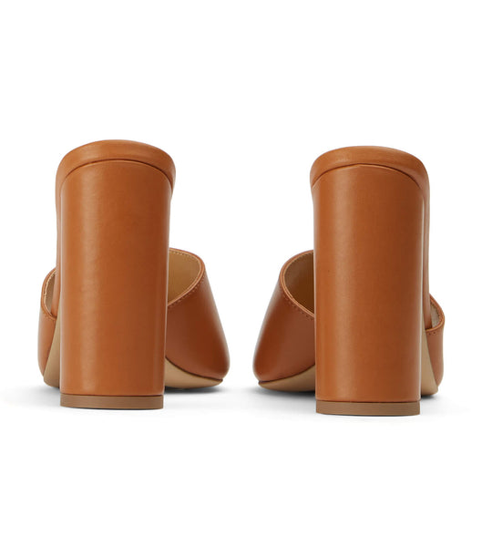 Brown Tony Bianco Farani Tan Como 10.5cm Block Heels | PHJVR57407