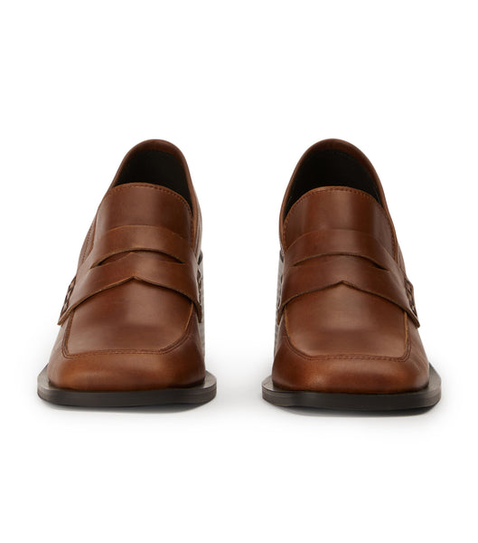 Brown Tony Bianco Lomax Cognac 6.5cm Loafers | LPHTR90909