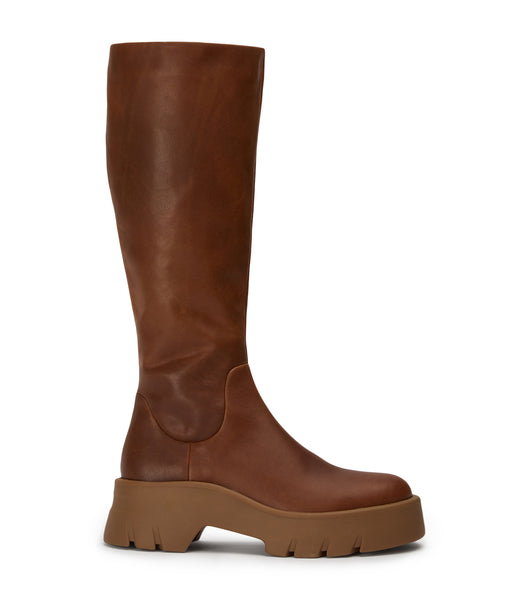 Brown Tony Bianco Rage Cognac 5.5cm Knee High Boots | PHXMI19041