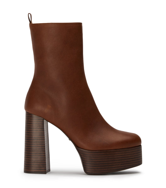 Brown Tony Bianco Tyra Cognac 12cm Heeled Boots | PHNZX75540