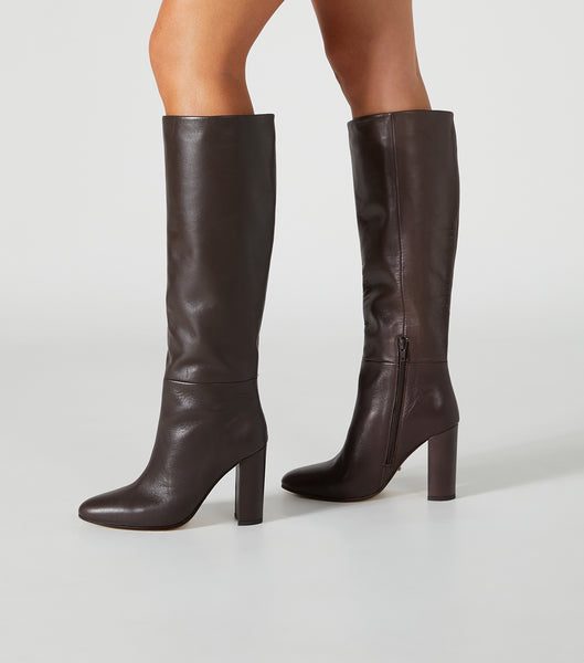 Chocolate Tony Bianco Boss Choc Como 9.5cm Mid Calf Boots | LPHTR88669