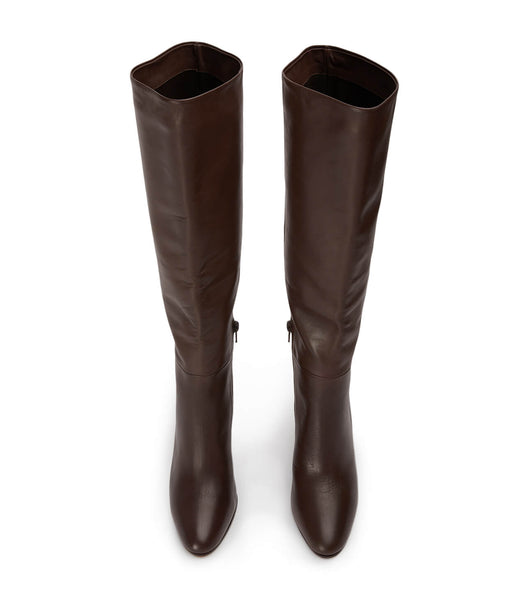 Chocolate Tony Bianco Boss Choc Como 9.5cm Mid Calf Boots | LPHTR88669