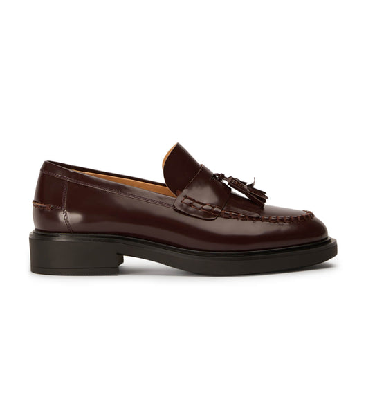 Chocolate Tony Bianco Colt Vino Hi Shine 4.5cm Loafers | LPHSX71107