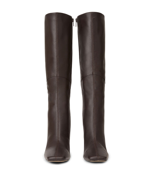 Chocolate Tony Bianco Fantasy Chocolate Nappa 8cm Mid Calf Boots | FPHHY93062