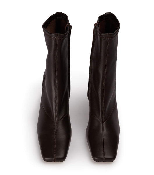 Chocolate Tony Bianco Fomo Chocolate Nappa 8cm Heeled Boots | MPHHR60752