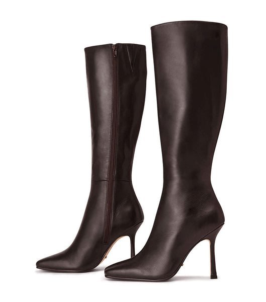 Chocolate Tony Bianco Havana Chocolate Nappa 10.5cm Stiletto Boots | LPHTR16711