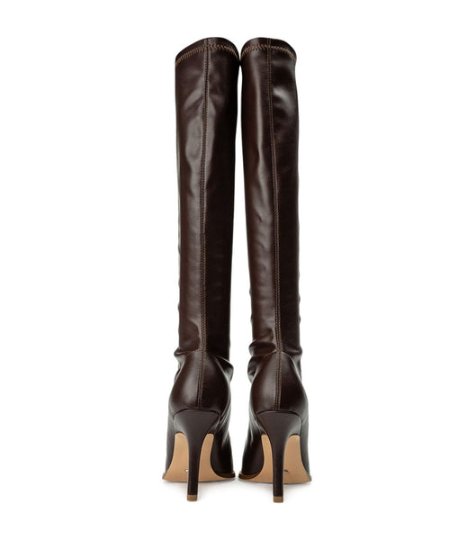 Chocolate Tony Bianco Knight Choc Venezia 9.5cm Mid Calf Boots | EPHHC50036