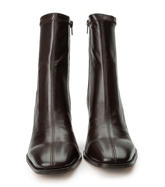 Chocolate Tony Bianco Rover Chocolate Nappa 8.5cm Stretch Boots | PHQCS86082