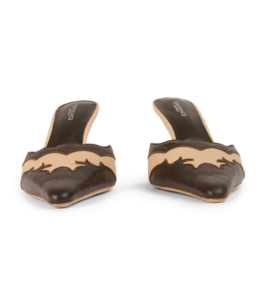 Chocolate Tony Bianco Shuga Beech/Chocolate 8cm Event Heels | PHEGJ23395