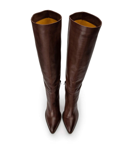 Chocolate Tony Bianco Skyla Choc Como 9cm Mid Calf Boots | GPHUC35545