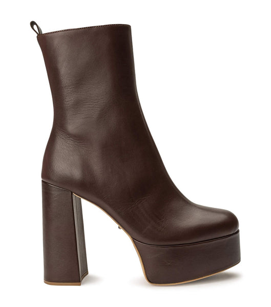 Chocolate Tony Bianco Tyra Choc Como 12cm Platform Boots | QPHWA22179