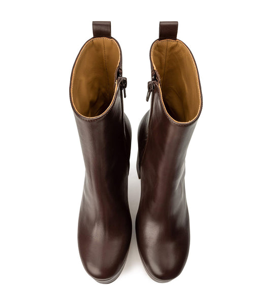 Chocolate Tony Bianco Tyra Choc Como 12cm Heeled Boots | XPHGW94751