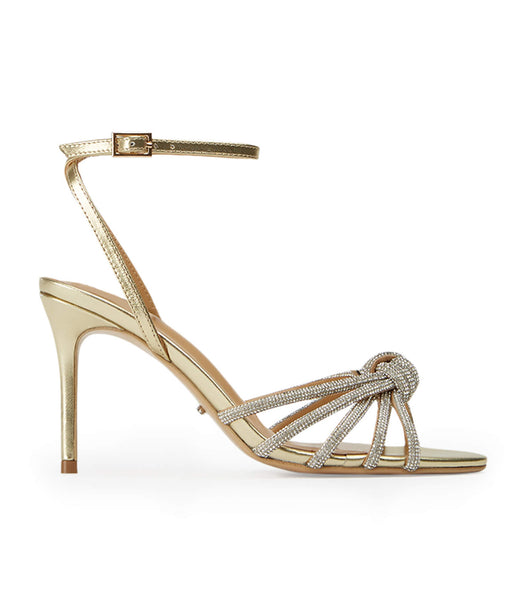 Gold / Metal Tony Bianco Helena Gold Nappa Metallic 8.5cm Event Heels | BPHSD97540