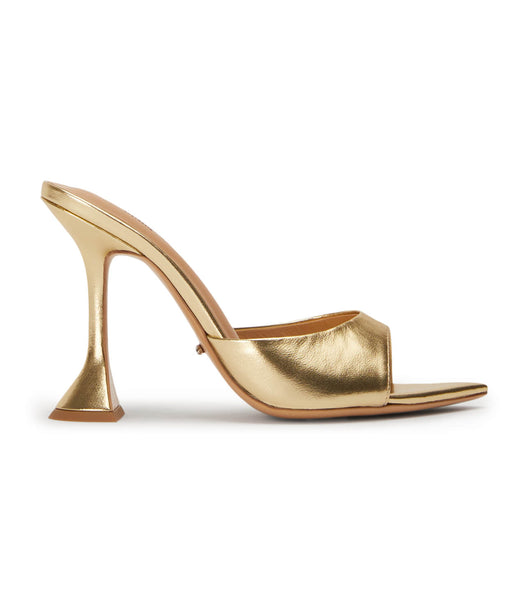 Gold / Metal Tony Bianco Marcel Gold Nappa Metallic 10.5cm Bridal Heels | PHJKU12907