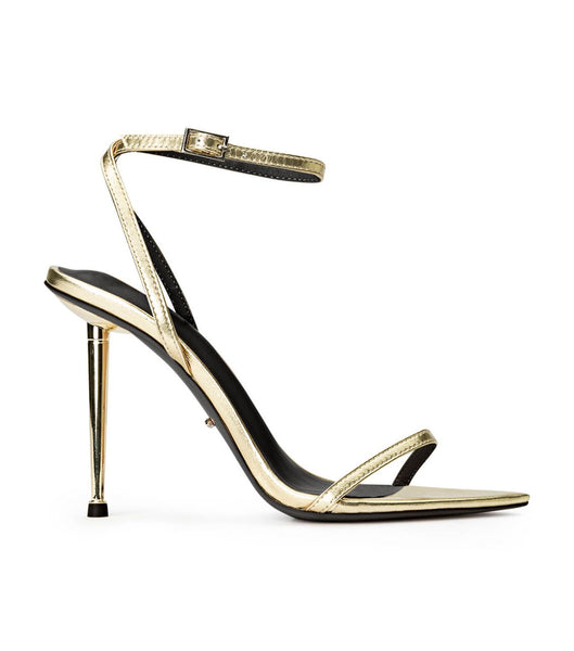 Gold / Metal Tony Bianco Myra Gold Nappa Metallic 10.5cm Bridal Heels | PHNZX13983