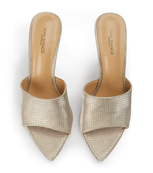 Gold Tony Bianco Marley Gold Aura 10.5cm Bling Heels | BPHSD92434