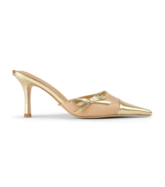 Gold Tony Bianco Shirley Beech/Gold 8cm Event Heels | FPHHY78828