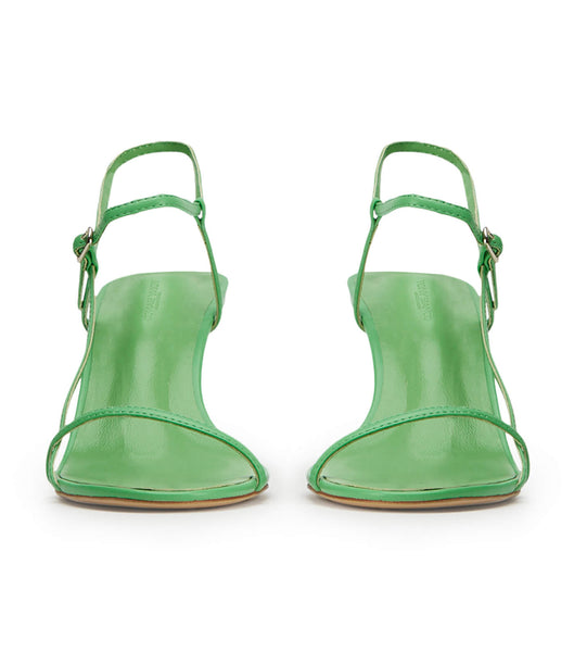 Green Tony Bianco Caprice Acid Green 7cm Strappy Heels | LPHTR79735