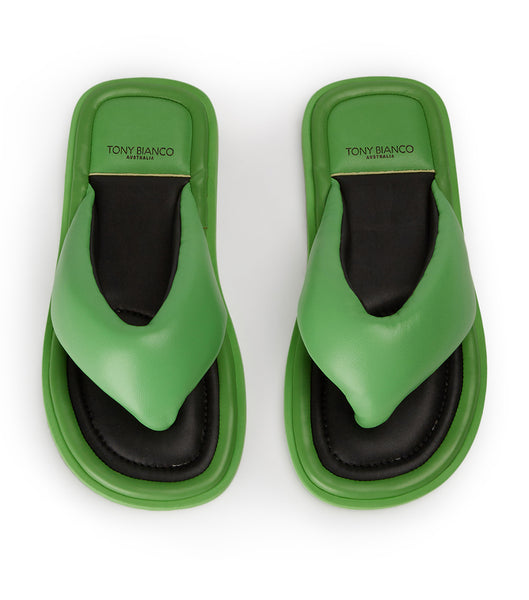 Green Tony Bianco Nikki Acid Green Sandals | MPHFT84782