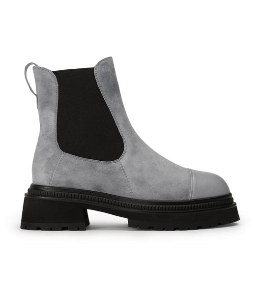 Grey Tony Bianco Hurricane Steel Grey Suede 5.5cm Ankle Boots | PHJKU13945