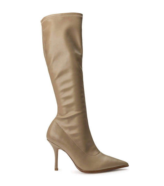 Grey Tony Bianco Knight Piazza Venezia 9.5cm Stiletto Boots | PHEAH44202