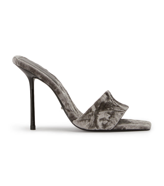 Grey Tony Bianco Natalie Smoke Crush 10.5cm Stiletto Heels | QPHUV12299