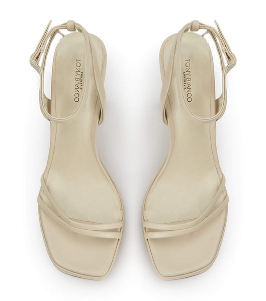 Light Yellow Tony Bianco Dandy Vanilla Capretto 11.5cm Bridal Heels | PHCIF69043