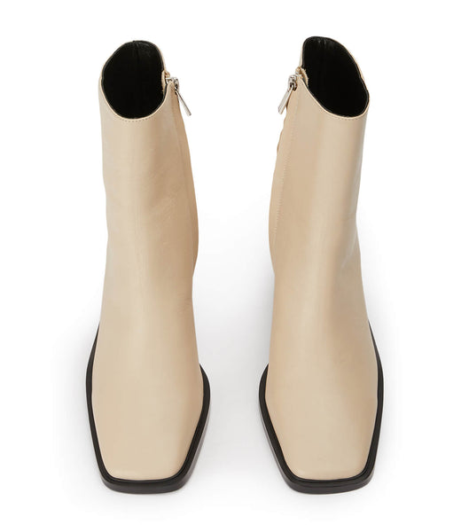 Light Yellow Tony Bianco Dream Vanilla Venice 7.5cm Ankle Boots | ZPHMJ85233