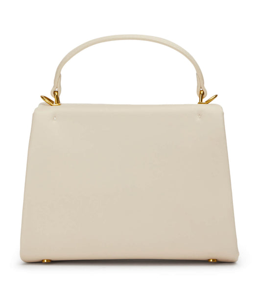 Light Yellow Tony Bianco Eve Vanilla Leather Mini Handbags Accessories | ZPHNQ50102