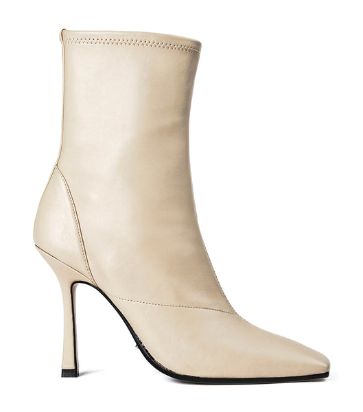 Light Yellow Tony Bianco Halsey Vanilla Nappa 10.5cm Ankle Boots | PHDFL28799