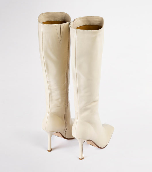 Light Yellow Tony Bianco Havana Vanilla Nappa 10.5cm Knee High Boots | PPHER95728