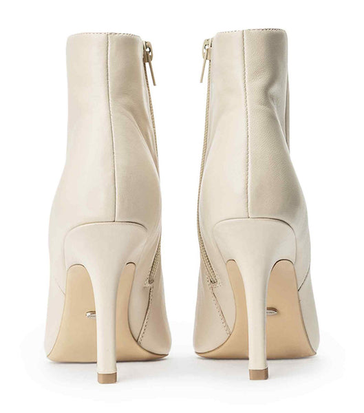 Light Yellow Tony Bianco Keanu Vanilla Nappa 9.5cm Stiletto Boots | EPHVG72112