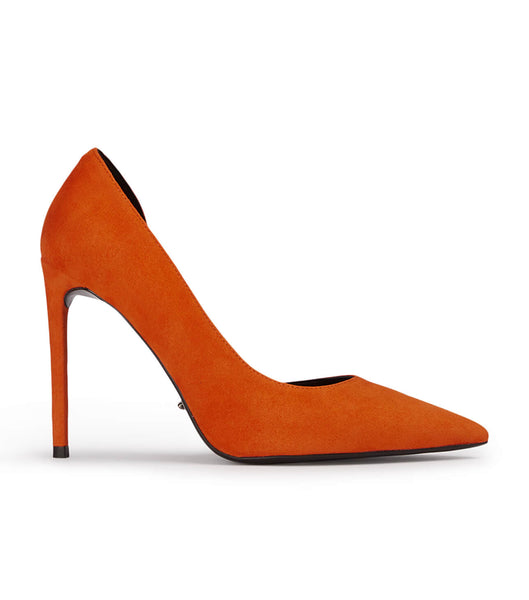 Orange Tony Bianco Alyx Aperol Suede 10.5cm Stiletto Heels | EPHVG66564