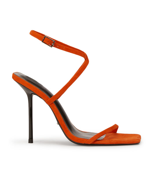 Orange Tony Bianco Naxos Aperol Suede 10.5cm Event Heels | PPHQX47511