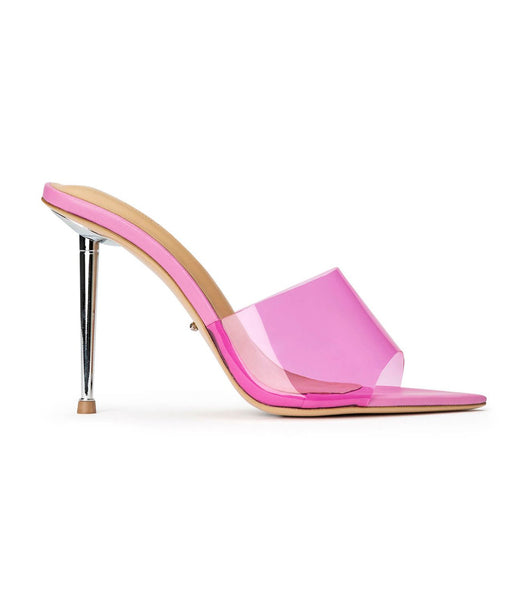 Pink / Pink Tony Bianco Mylo Pink Vinylite/Pink 10.5cm Stiletto Heels | PHXBR78989