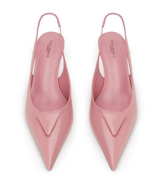 Pink Tony Bianco Kimmy Musk Hi Shine 4.5cm Event Heels | SPHNY26754