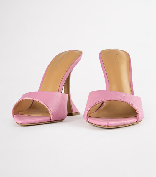 Pink Tony Bianco Marcel Musk Nappa 10.5cm Event Heels | PHNZX14999