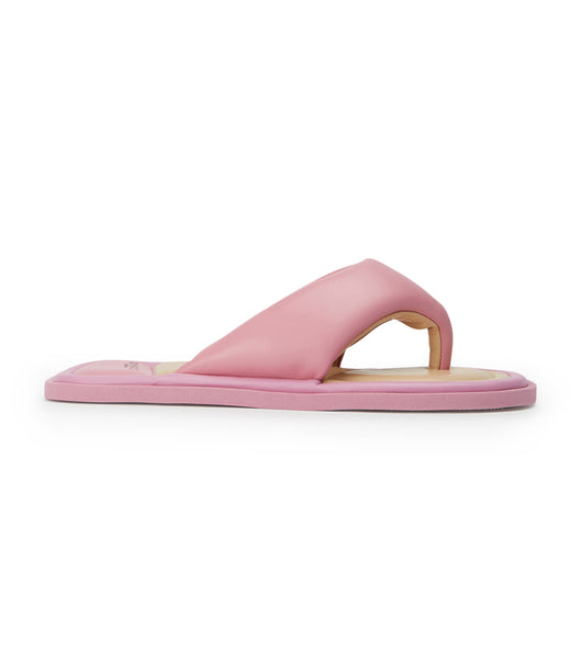 Pink Tony Bianco Nikki Musk Nappa Slides | UPHND94744