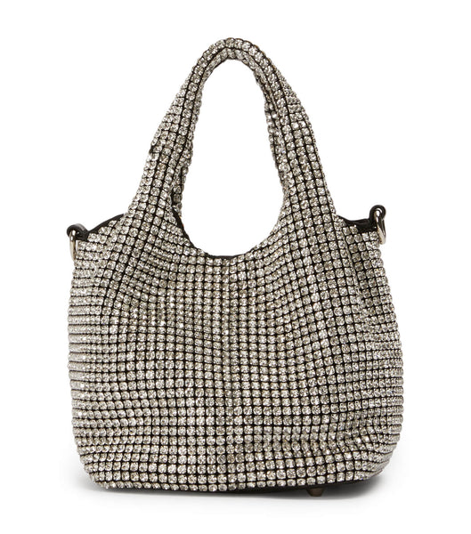 Silver Tony Bianco Angie Clear Crystal Mini Handbags Accessories | PHEAH19528