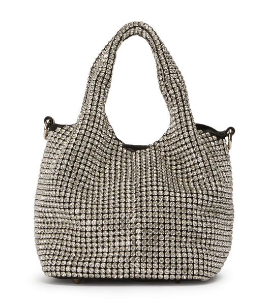 Silver Tony Bianco Angie Clear Crystal Mini Handbags Accessories | PHEAH19528