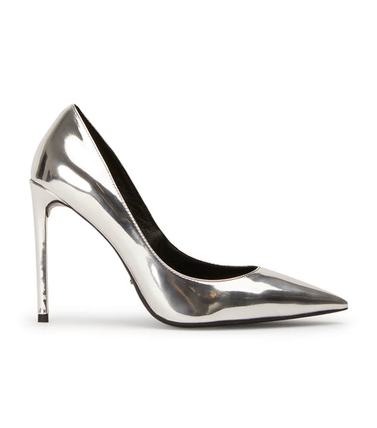 Silver Tony Bianco Anja Silver Shine 10.5cm Bling Heels | DPHVO97291