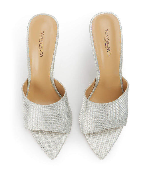 Silver Tony Bianco Marley Silver Aura 10.5cm Event Heels | APHDF82379