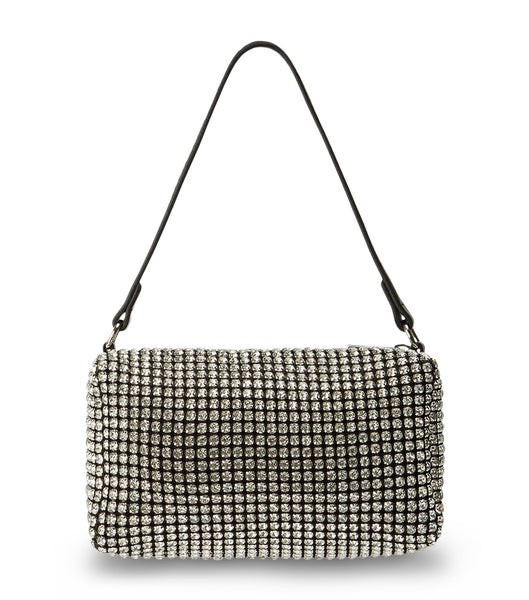 Silver Tony Bianco Moma Clear Crystal Mini Handbags Accessories | ZPHNQ84557