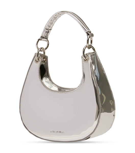 Silver Tony Bianco Talia Silver Shine Mini Handbags Accessories | SPHNY23441