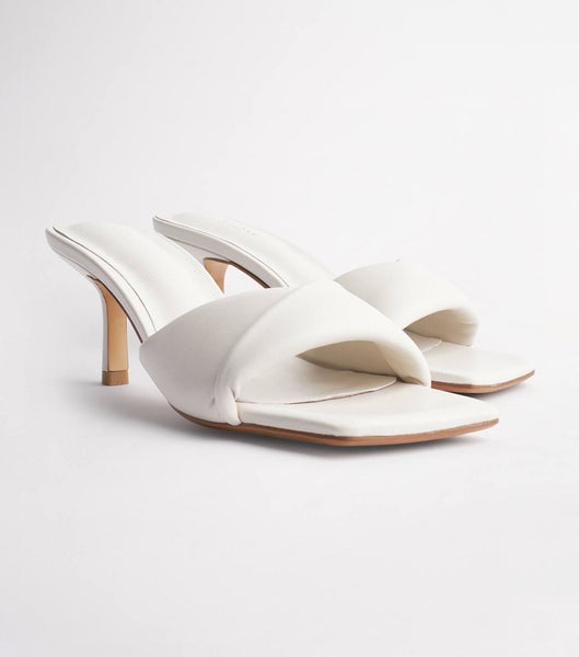 White Tony Bianco Alexa Dove Nappa 6.5cm Stiletto Heels | DPHVO87590