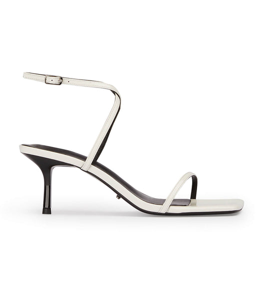 White Tony Bianco Axent White Patent 6.5cm Strappy Heels | PPHER45432