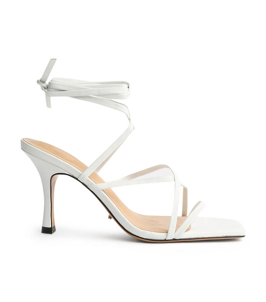 White Tony Bianco Caden White Sheep Nappa 8.5cm Stiletto Heels | APHWC94998