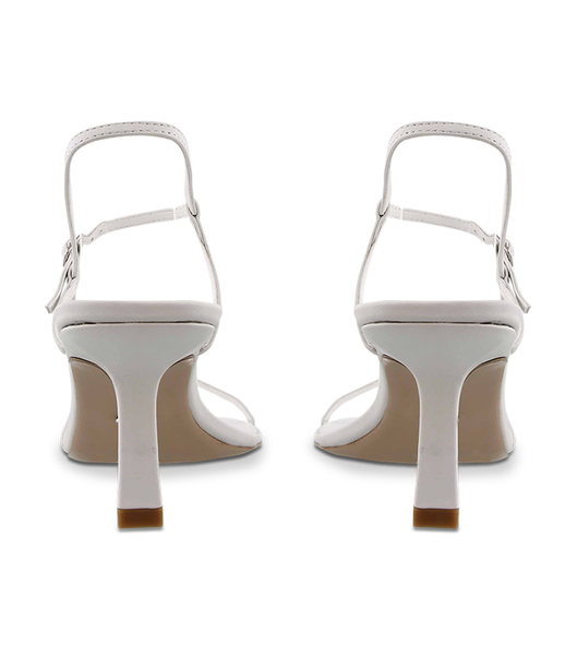 White Tony Bianco Caprice White Kid 7cm Stiletto Heels | BPHSD86125